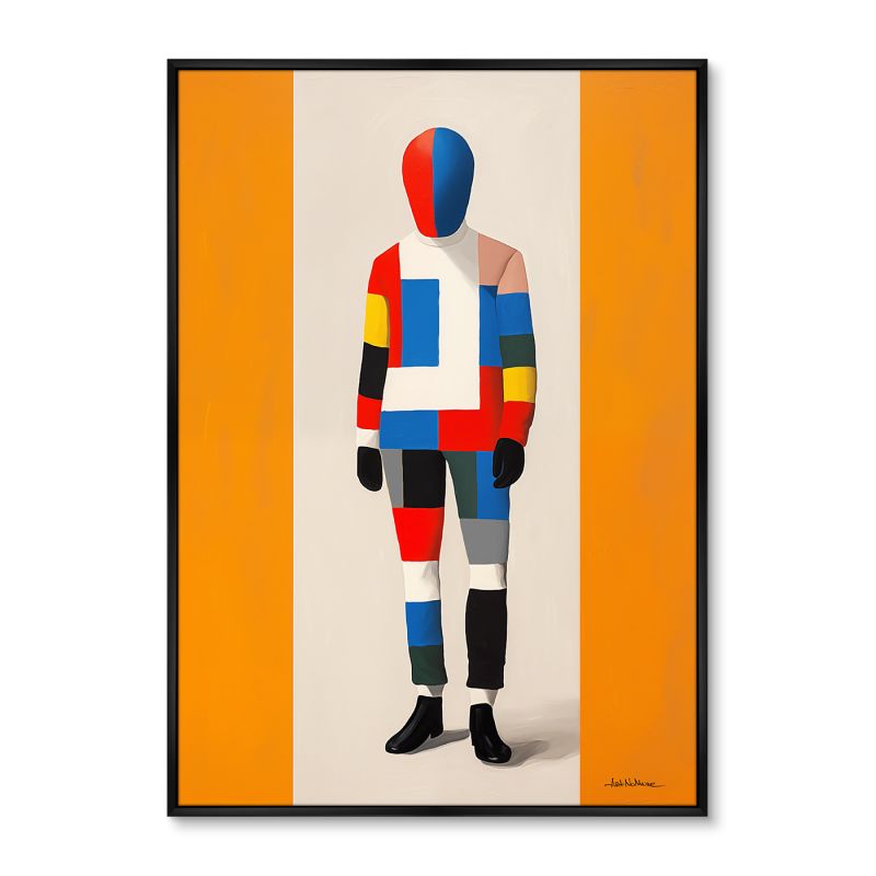 Репродукция картины ArtNoMore на холсте Harlequin The Modernist, 2024г. фото 2