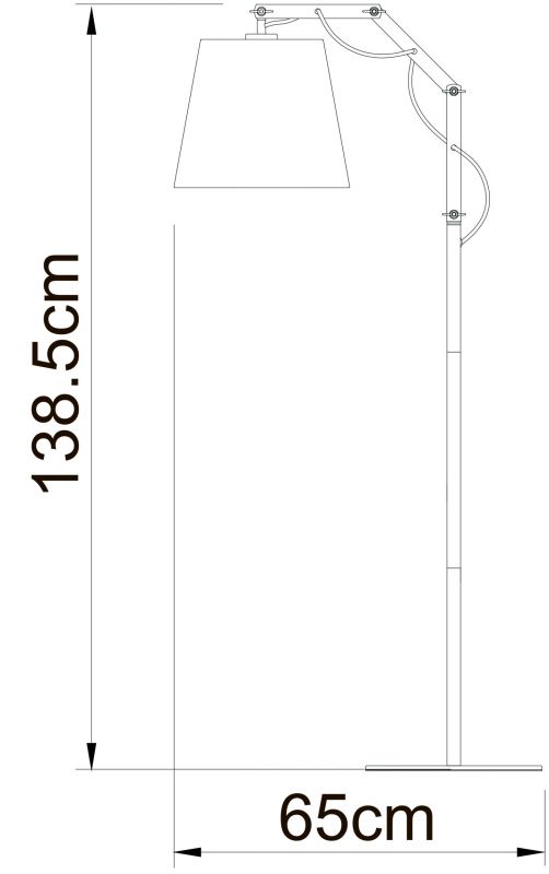 Светильник напольный Arte Lamp Pinoccio A5700PN-1WH