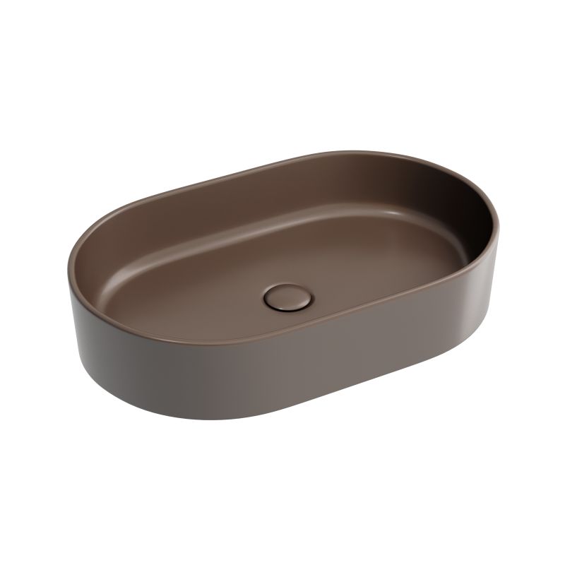 Раковина-чаша Ceramica Nova Element CN6048MDB 60 см, темно-коричневый фото 1