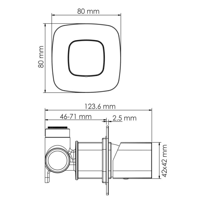 Смеситель для душа WasserKRAFT Nuthe 9151 черный фото 3