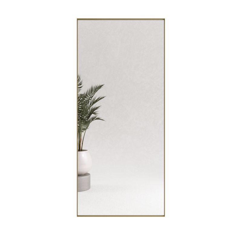 Напольно-настенное зеркало в раме GENGLASS HALFEO SLIM XL BD-2138125 золотое