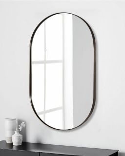 Зеркало в раме "Аманда" black silver LH Mirror Home BD-2228046