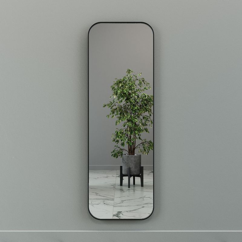 Настенное зеркало в раме GENGLASS KUVINO M BD-2374090 чёрное фото 1