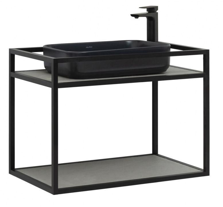 Тумба под раковину подвесная Allen Brau Liberty 1.33001.BB черный браш 75 фото 1