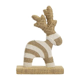 Декор новогодний reindeer dancer из джута и гофрированного картона из коллекции new year essential Tkano BD-3067881