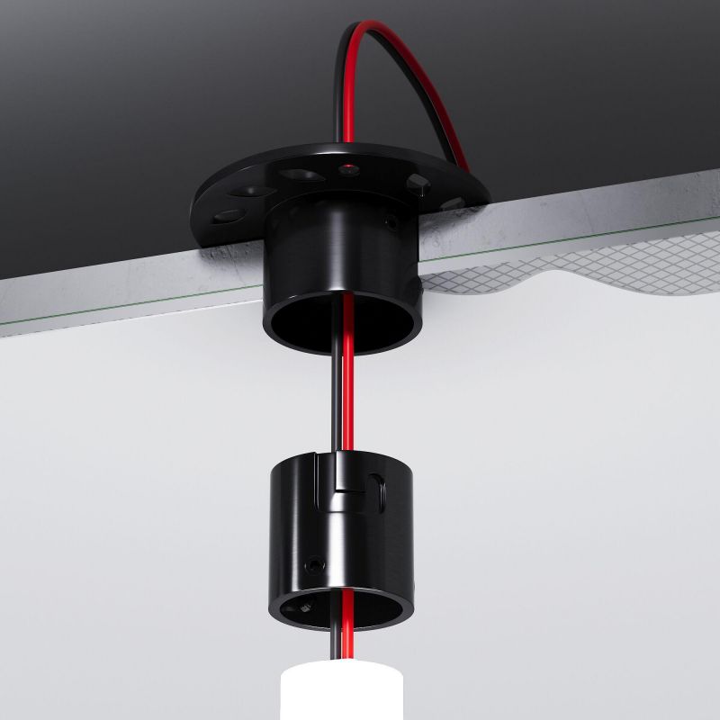 Встраиваемое крепление для круглого гибкого неона Elektrostandard Full light черный FL 2860 фото 3