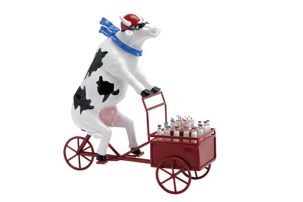 Коллекционная корова CowParade Lait Triporteur BD-1611817