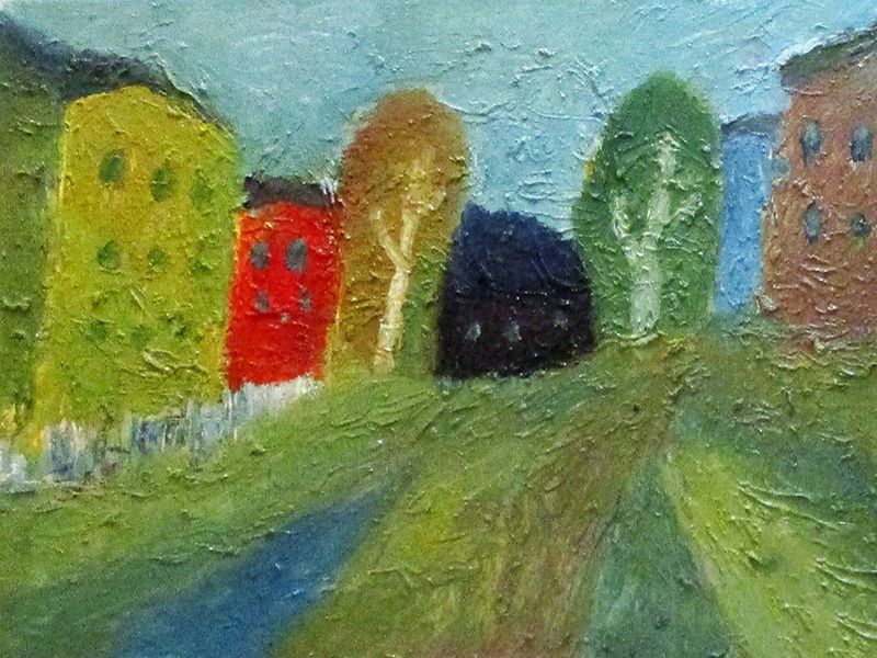 Картина "Городок 2" 60x40 Желнов Николай фото 1