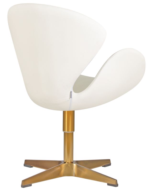 Кресло с золотым основанием Dobrin 69A-LMO SWAN