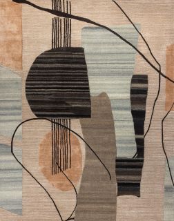 Индийский ковер из шерсти, арт-шёлка и хлопка Carpet «ARTWALK» TRA1831-PEACH-PEACH 251 x 351 см