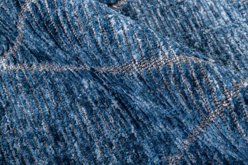 Индийский ковер из полиэстера Carpet «MILTON» BLUE-GREY 200 x 300 см фото 3