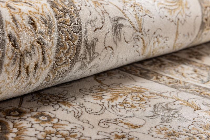 Иранский ковер из шёлка, бамбукового шёлка и акрила Carpet «NARSIS» 8302(Round) 300 x 300 см фото 5
