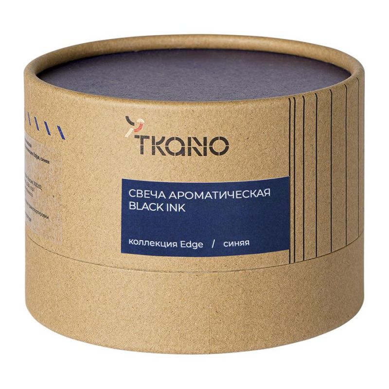 Свеча ароматическая black ink из коллекции edge, синий, 30 ч Tkano BD-3043157 фото 3