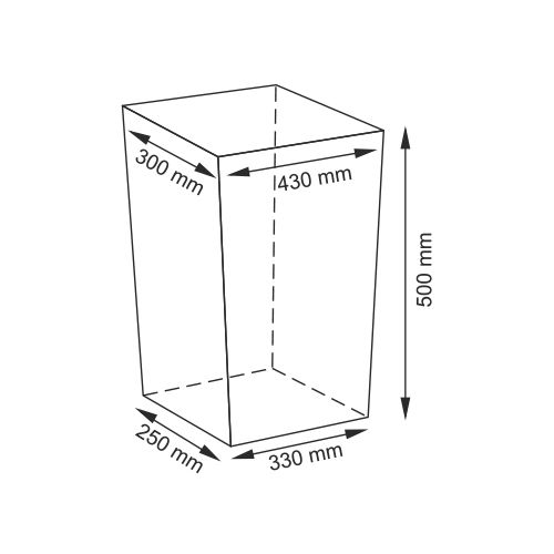 Плетеная корзина WasserKRAFT Lippe WB-450-M