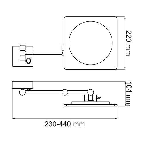 Зеркало WasserKRAFT K-1008 фото 3