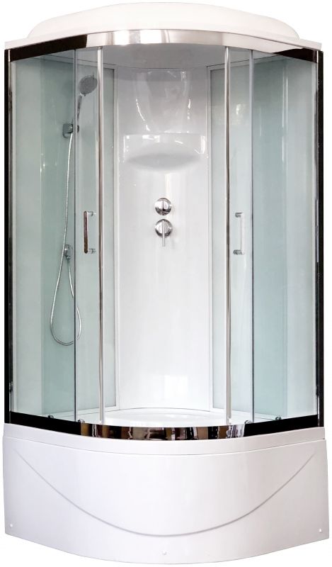 Душевая кабина Royal Bath RB 90BK6-WT-CH 90x90