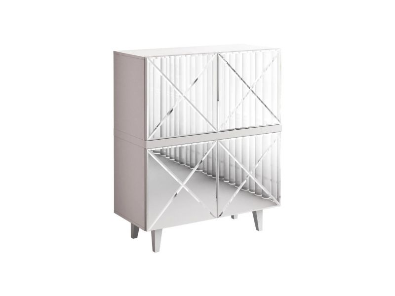 Шкаф Kristal ОГОГО Обстановочка зеркальный BD-1754398 фото 2