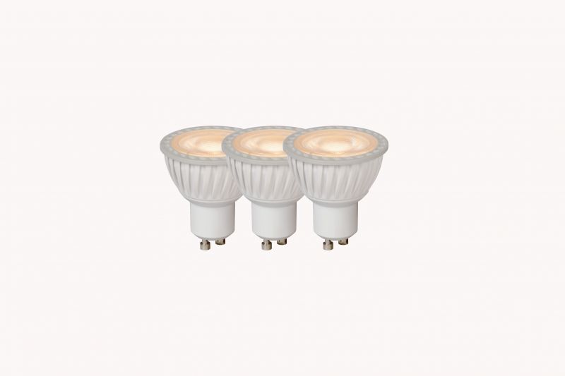 Лампочка светодиодная диммируемая Lucide LED BULB GU10 5W 3000K 49006/15/31 3 шт. фото 1