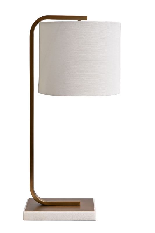 Лампа настольная плафон белый Garda Decor BD-2363058