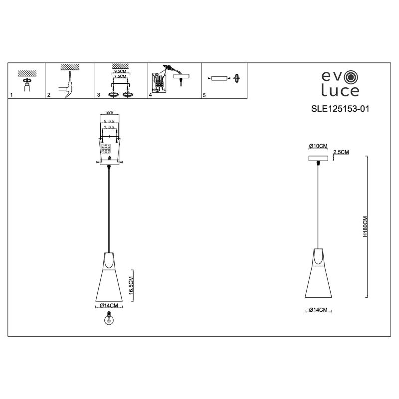 Подвес Evoluce MODICA SLE125153-01 фото 6