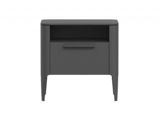 Тумба прикроватная Ellipsefurniture Type 1 полка 1 ящик ширина 50 см (темно-серый) TY010306430101