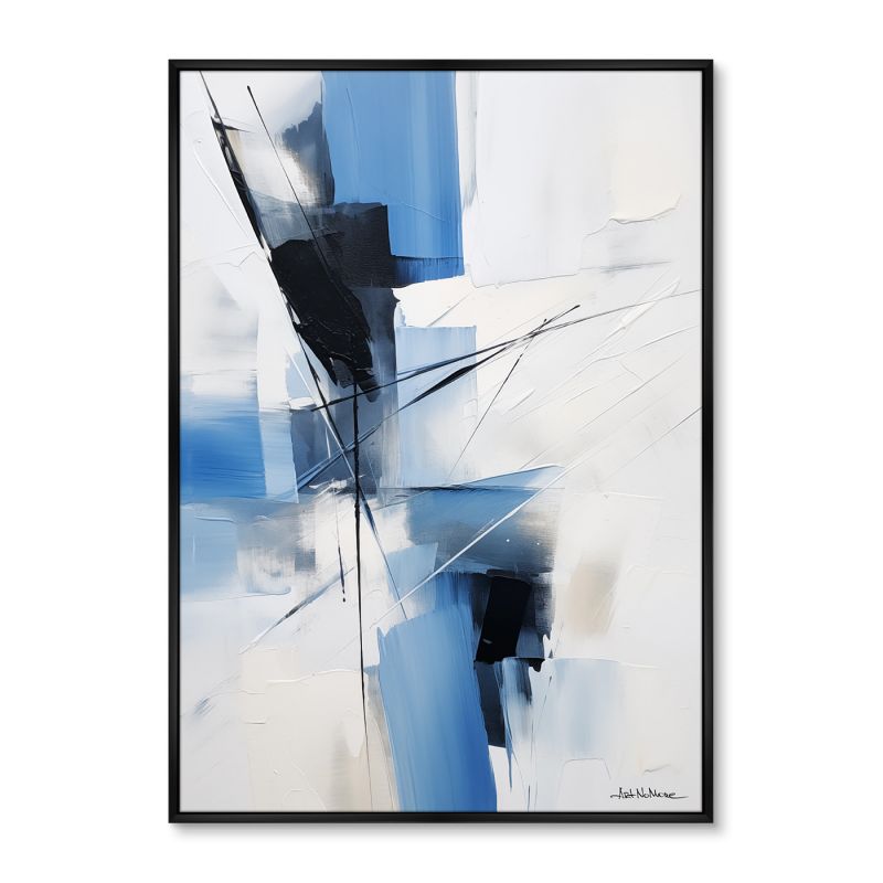 Репродукция картины ArtNoMore на холсте Geometry of winter colors, No 1, 2024г. фото 2