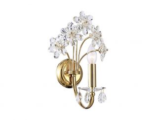 Бра Newport 8330 Gold Clear crystal Е14 1*60W *1W 3100K(теплый) 250Lm 8331/A