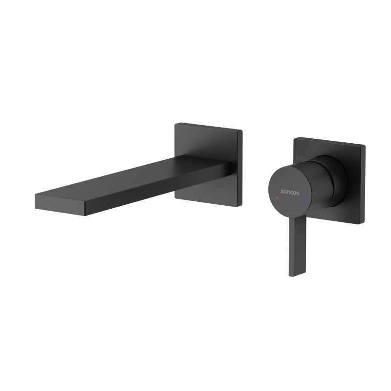 Смеситель для раковины Sancos Linn SC9021MB черный матовый фото 1