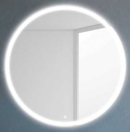 Зеркало со встроенным светильником и сенсорным выключателем BelBagno SPC-RNG-800-LED-TCH Ø 80 см фото 1