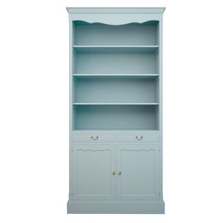 Голубой шкаф Leontina для посуды BD-112948