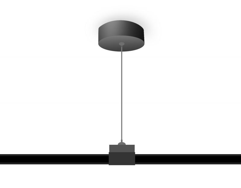 Подвес для трекового шинопровода 1м Ambrella Track System GL7033 фото 1