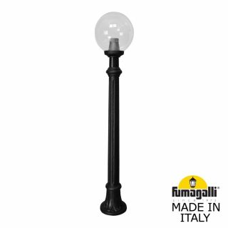 Садовый светильник-столбик Fumagalli GLOBE 250 черный, дымчатый G25.163.000.AZF1R
