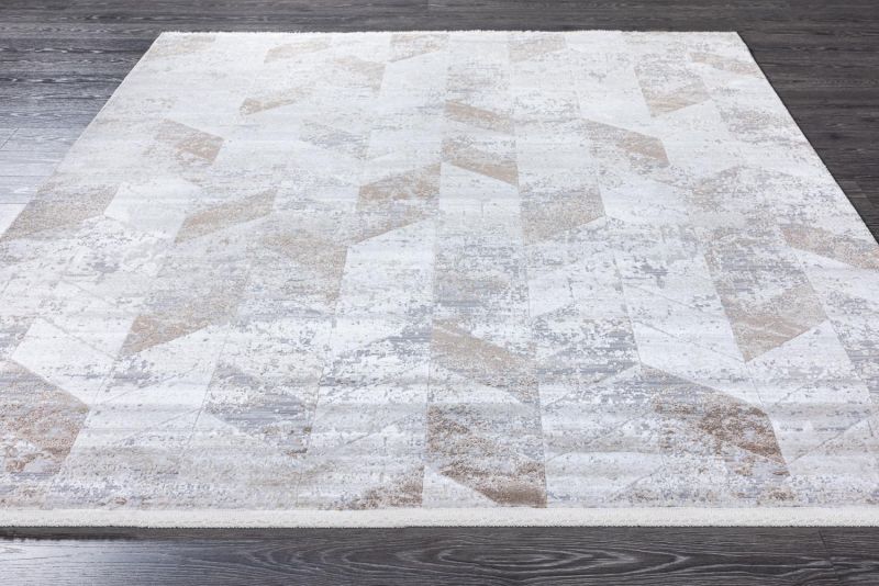 Турецкий ковер из полипропилена и полиэстера Carpet «GENIUS» 9708-CRE-DBGE 200 x 290 см фото 2