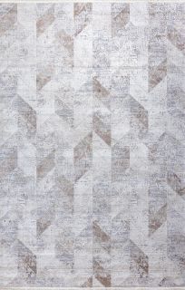 Турецкий ковер из полипропилена и полиэстера Carpet «GENIUS» 9708-CRE-DBGE 200 x 290 см
