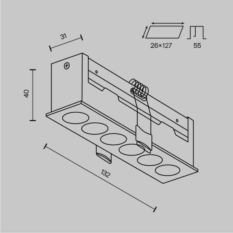 Встраиваемый светильник Maytoni Points LED 12W DL065-12W3-6K-B фото 8