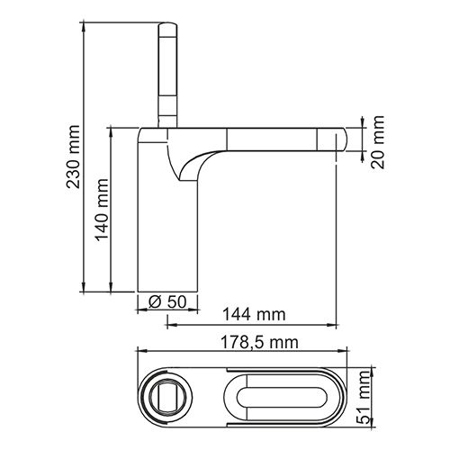 Смеситель WasserKRAFT Kammel 1803