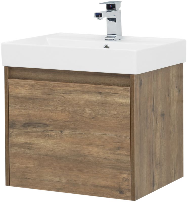Тумба с раковиной Aquanet Nova Lite 60 00254694 дуб рустикальный фото 8