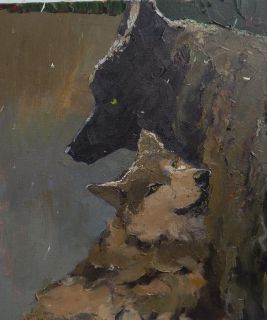 Картина "Волчья свадьба" Головченко Алексей
