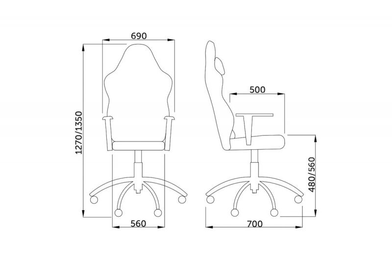 Кресло поворотное AksHome 45706