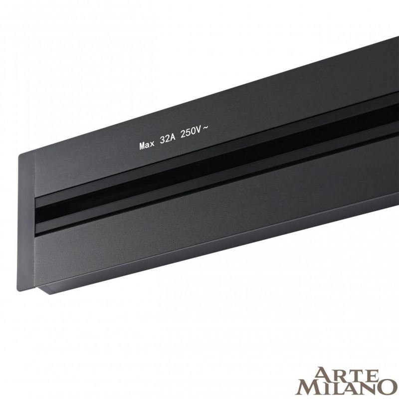 Встраиваемый шинопровод с выключателем Arte Milano 25A 250V 385205TBB/50 Black