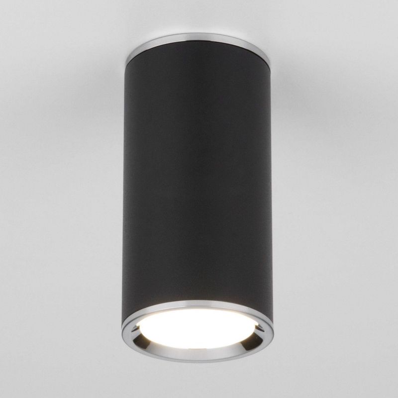 Накладной акцентный светильник Elektrostandart Rutero DLN101 GU10 BK черный