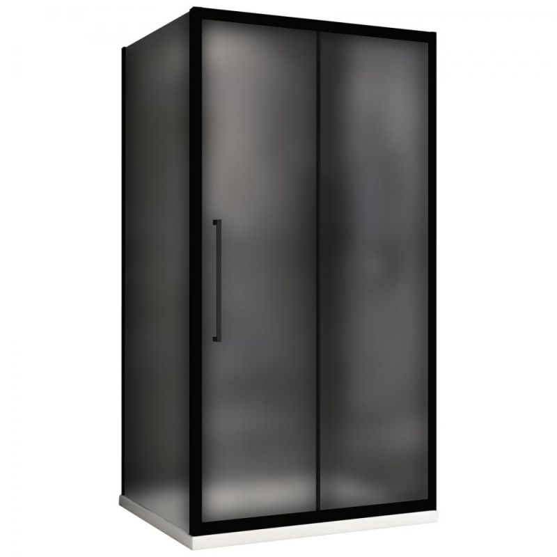 Душевой уголок ABBER Schwarzer Diamant AG30100BMH-S80BM, 100x80 см фото 1