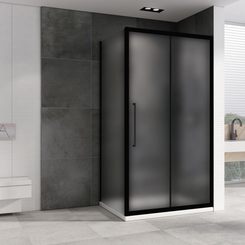 Душевой уголок ABBER Schwarzer Diamant AG30100BMH-S80BM, 100x80 см фото 2