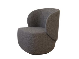 Кресло Ellipsefurniture Ellipse E5.1 (серый, рогожка) KP010202130401