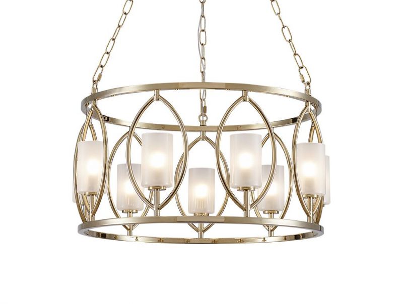 Люстра Newport 4720 Gold White matt glass G9 4729/S gold фото 1