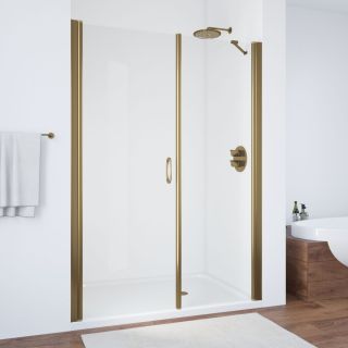 Душевая дверь Vegas Glass EP-F-2 180 05 01 L, профиль бронзовый, стекло прозрачное