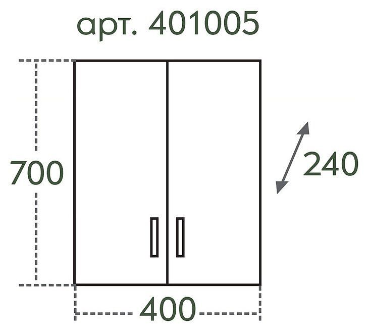 Шкаф СанТа Стандарт 401005 фото 5