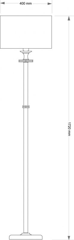Напольный светильник KUTEK DECOR ABAŻUR DEC-LS-1(P/A) фото 2