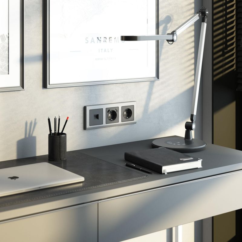 Накладка для розетки USB (графит матовый) Werkel W1179564 фото 4