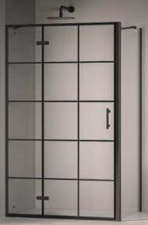 Душевой уголок RGW Passage PA-77B L (PA-07B L + Z-050-2B + держатель O-204B) (Прозрачное, 1200x1200)